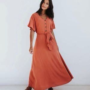 Dresses - Pleat Detail Maxi Dresses - Pleat Detail Maxi